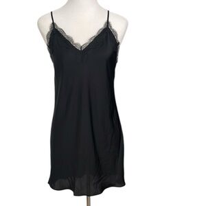 Victoria Secret black slip dress size S